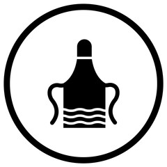 Apron Vector Icon Design Illustration