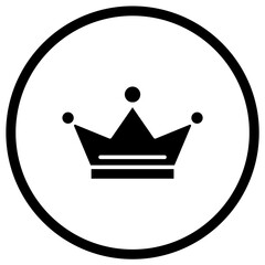 Crown Vector Icon Design Illustration