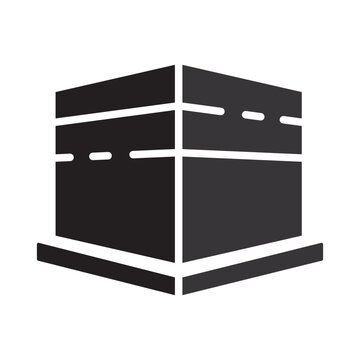 black kaaba icon clip art preview