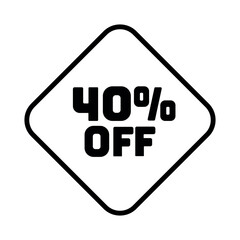 tag discount sign symbol vector icon