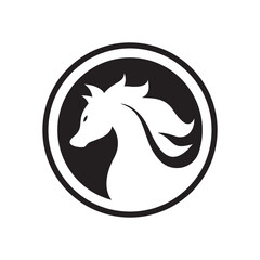 Horse logo images illustration