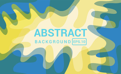 Fototapeta na wymiar Abstract background with colorful waves. Trendy vector illustration in style color.