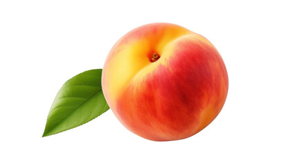 peach on the transparent background