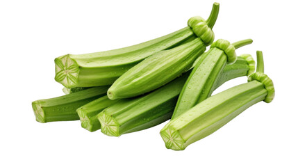 Obraz premium okra on the transparent background