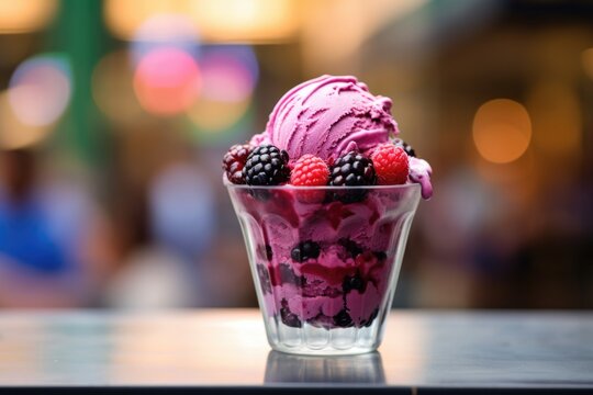 Black Raspberry Chip Ice Cream