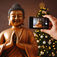 Christmas and Buddha, Merry Christmas to all of us. 