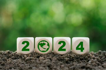 2024 Environment target of Green business.Business Development Strategies with Environmental...