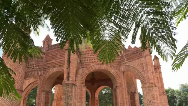 Main monument called la Pila  in central square of Chiapa de Corzo Mexico