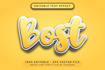 bost 3d text effect and editable text effect