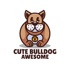 Cute Bulldog Logo