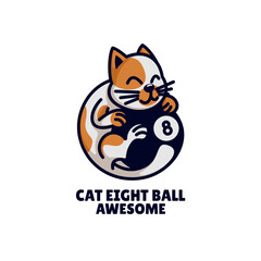 Cat Eight Ball Logo