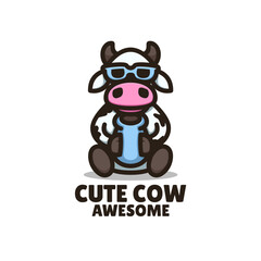 Cute Cow Logo