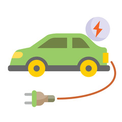 Electric Car Icon
