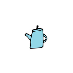 Camping doodle hand drawn 