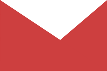 Digital png illustration of red geometric shape on transparent background