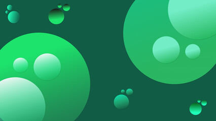 Green Bubble Cover Design