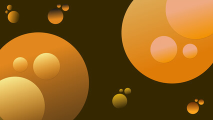 Orange Bubble Cover Design