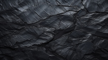 detail and texture of a black stone