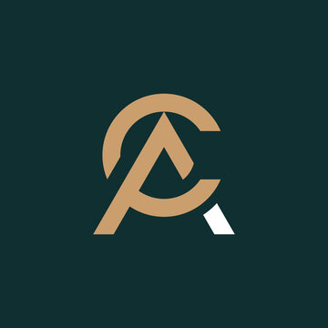 AC combine letter logo vector template. AC font logo. ac font type logo. text ac logo. creative business font type logo