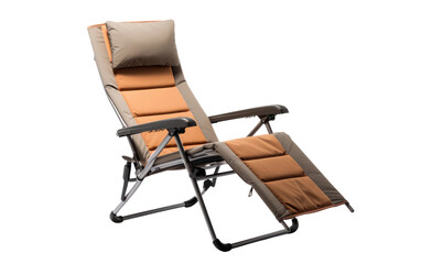 A Photo Journey of the Outdoor Recliner Isolated on a Transparent Background PNG.