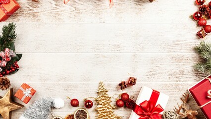 Transform your promotions into festive wonders with our Christmas Sale Background Banner on...