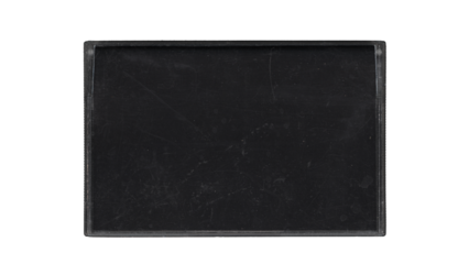 Compact music cassette tape black case, in vintage retro Y2K 80’s 90’s style, isolated and clipping path on a transparent background, no shadows, plastic analog magnetic clear cassette box for mockups