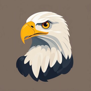 2. eagle character illustrations with beautiful colors and new expression are delightful pictures. Generative AI