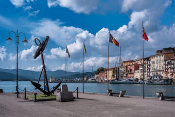Isola d'Elba, porto di Portoferraio - obrazy, fototapety, plakaty
