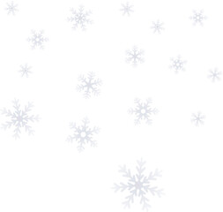 Fototapeta na wymiar illustration vector set of snowflakes