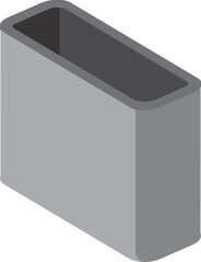 3D table pencil box cube