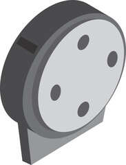 3D electric button and switch 