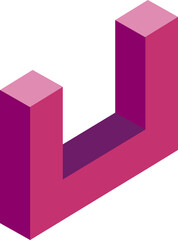 3D cubes illustration vector 