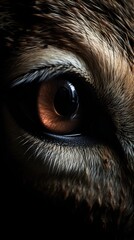 Photo close up of a Deer’s eyes
