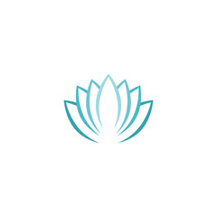 Lotus logo icon isolated on transparent background
