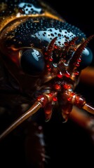 Photo close up of a Lobster’s eyes
