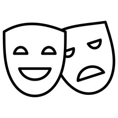 Theater Masks Icon