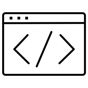 Web Coding Icon