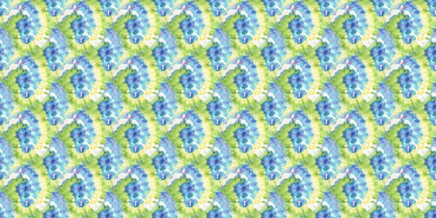 Candy Psychedelic Kaleidoscope. Seamless. Dyed