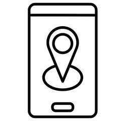 Mobile GPS Icon