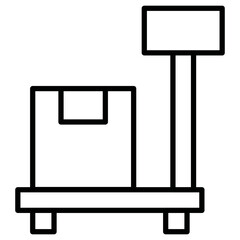 Parcel Weight Icon