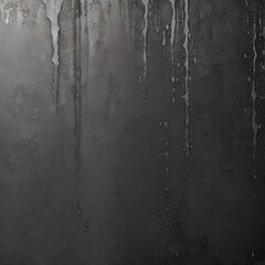 Grunge wall black, hard scuffs, vintage grunge texture and dark gray, slate, Generative AI
