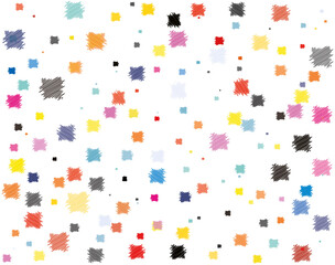 Seamless pattern with colorful squares