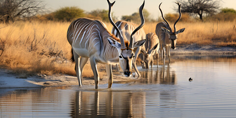 Fototapeta na wymiar wildebeest in serengeti national park
