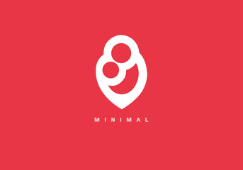 Minimal logo design vector template. 100% Editable vectors. Icon symbol vector EPS 10.