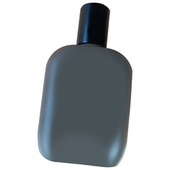 Ceramic or glass parfume spray bottle packaging for product mock up with different angle