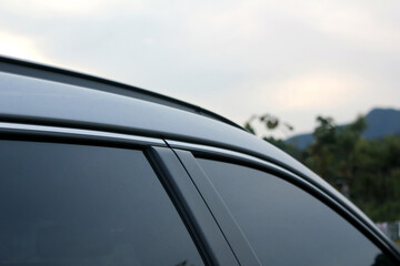 close up Automotive windows and frames.