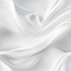 Obraz premium Silky White Flowing Seamless Tileable Graphic Pattern