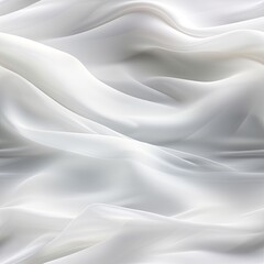 Obraz premium Silky White Flowing Seamless Tileable Graphic Pattern