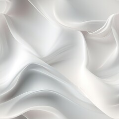 Obraz premium Silky White Flowing Seamless Tileable Graphic Pattern