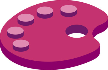 3D painting plate 